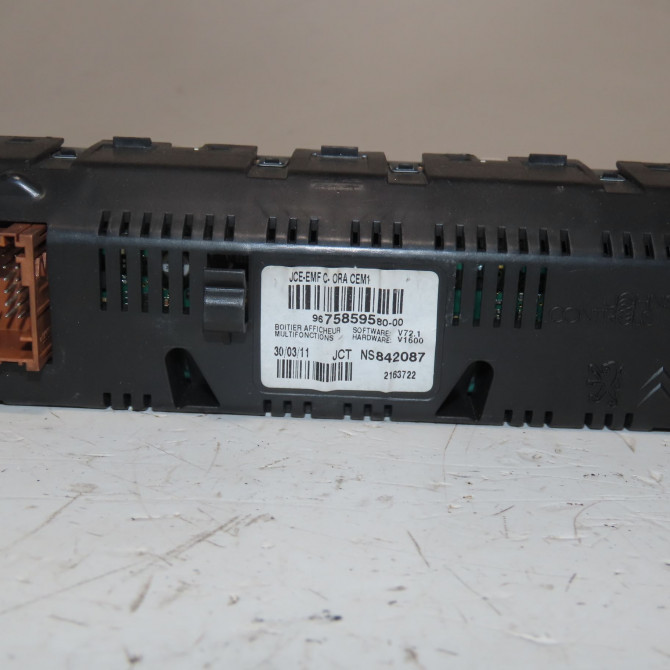 Afficheur digital occasion  Peugeot 207/207+ (WA_, WC_) 1.6 hdi (2006-2013) 5 portes   9675859580  3