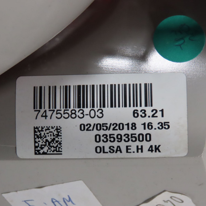 Feu arrière gauche occasion  Mini MINI CLUBMAN (F54) Cooper (2014)   63217475583  2