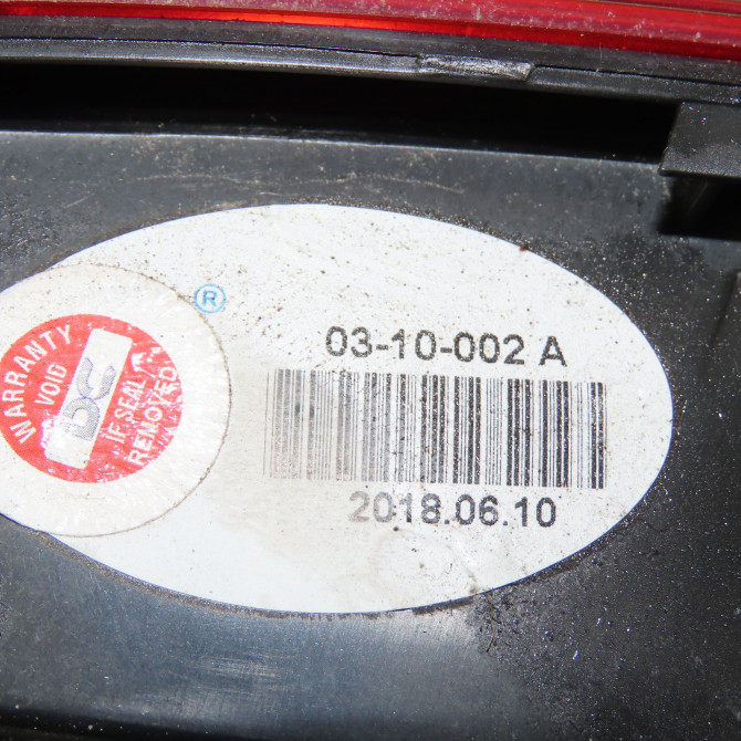 Feu arrière intérieur droit occasion  Volkswagen vw GOLF VII (5G1, BQ1, BE1, BE2) 2.0 gti (2013-2020)   5G0945308F  2