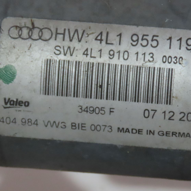 Moteur essuie-glace avant occasion  Audi Q7 (4LB) 3.0 tdi quattro (2006-2008)   4L1955023F  3