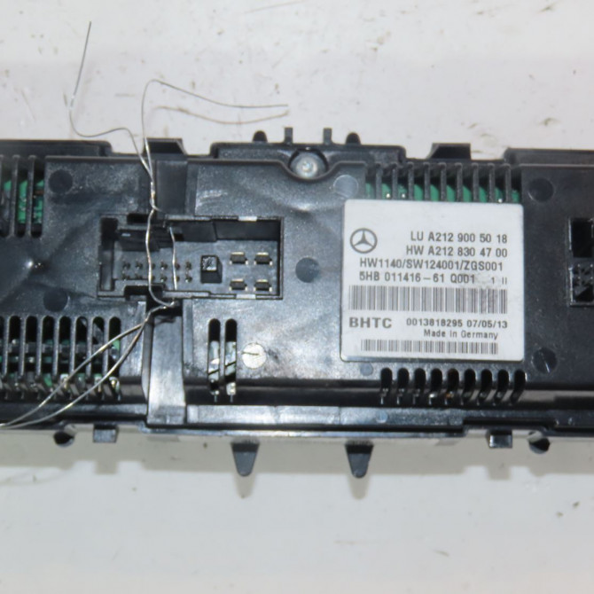 Commande de chauffage occasion  Mercedes-benz CLASSE E (W212) E 300 hybrid / bluetec hybrid (212.098) (2011-2016)   A2129005018  2