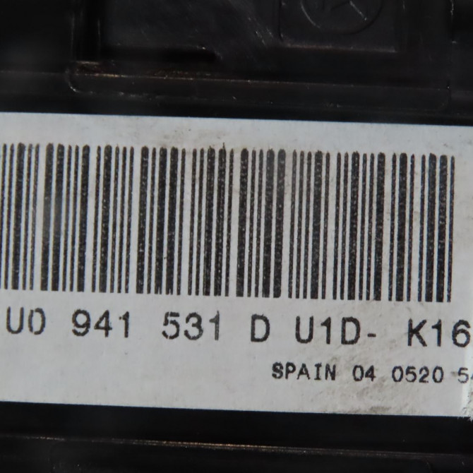 Interrupteur commande de phares occasion  Skoda SUPERB I (3U4) 1.9 tdi (2001-2008)   1U0941531D  3