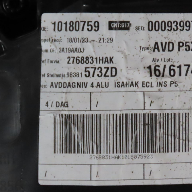 Garniture porte avd occasion  Peugeot 308 III (FB_, FH_, FP_, F3_) Puretech 130 (fphnsl, fphnst) (2021)   98381573ZD  3