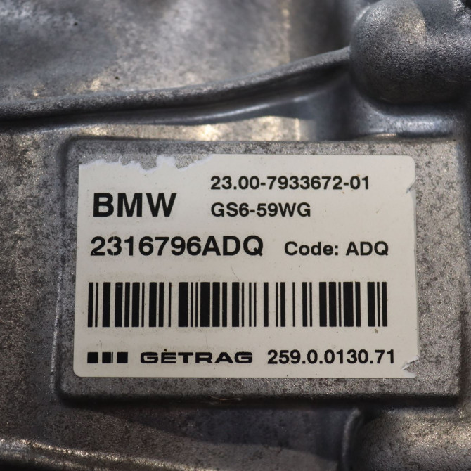 Boîte à vitesse mecanique occasion  Bmw 1 (F40) 116 d (2019)   GETRAG-ADQ  2