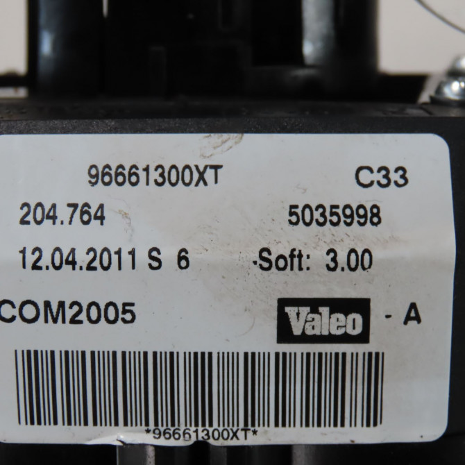 Bloc commodos occasion  Peugeot 207/207+ (WA_, WC_) 1.4 16v (2006-2013)   96661300XT  2