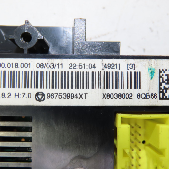 Commande de chauffage occasion  Citroën DS3 (SA_) 1.6 hdi 90 (2009-2015) 3 portes   9678312580  2