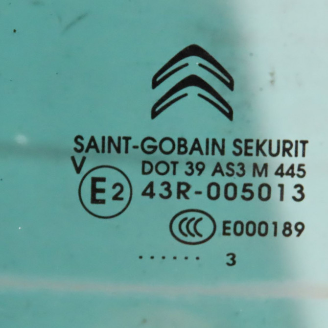 Glace porte ar d occasion  CITROEN DS5 Phase 1 06-2011->...   9687045280  2