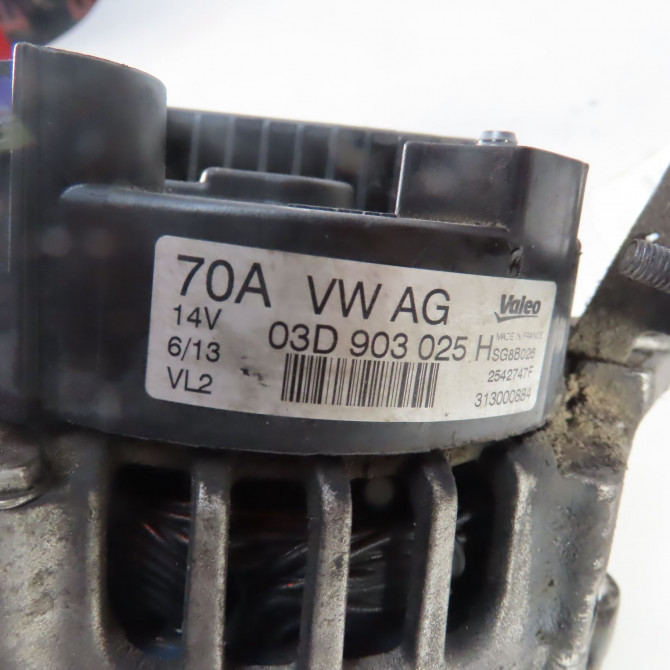 Alternateur occasion  Skoda FABIA II (542) 1.2 12v (2011-2014)   03D903025H  2