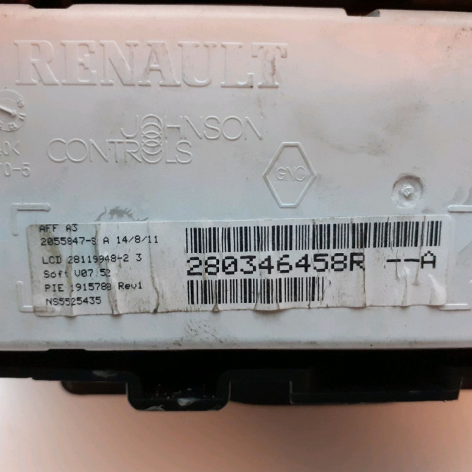 Afficheur digital occasion  Renault MEGANE III Grandtour (KZ0/1) 1.5 dci (kz09, kz0d, kz1g, kz29, kz14, kz1w, kz10, kz1f,... (2009) 5 portes   280346458R  3