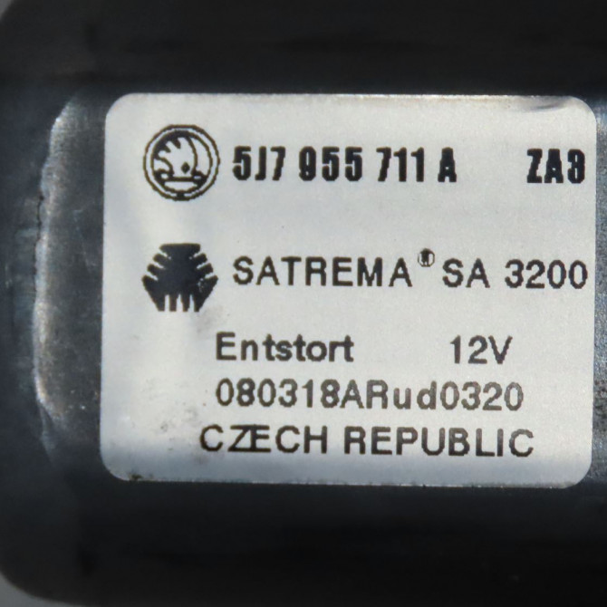 Moteur essuie-glace arrière occasion  Skoda FABIA II (542) 1.4 tdi (2007-2010)   5J7955711C  2