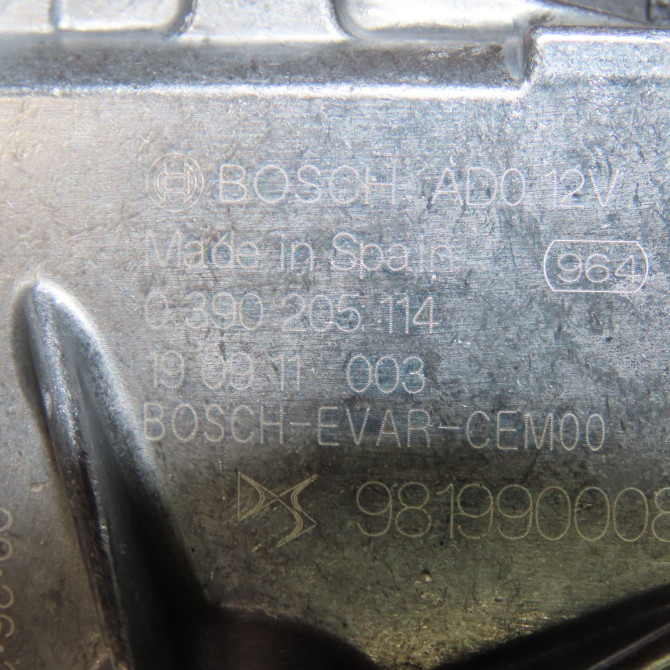 Moteur essuie-glace arrière occasion  Peugeot 208 II (UB_, UP_, UW_, UJ_) 1.2 puretech 100 (2019) 5 portes   9819900080  2