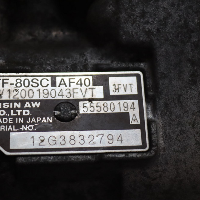 Boîte à vitesse automatique occasion  Opel ASTRA J Sports Tourer (P10) 2.0 cdti (35) (2010-2015)   AW-3FVT  2