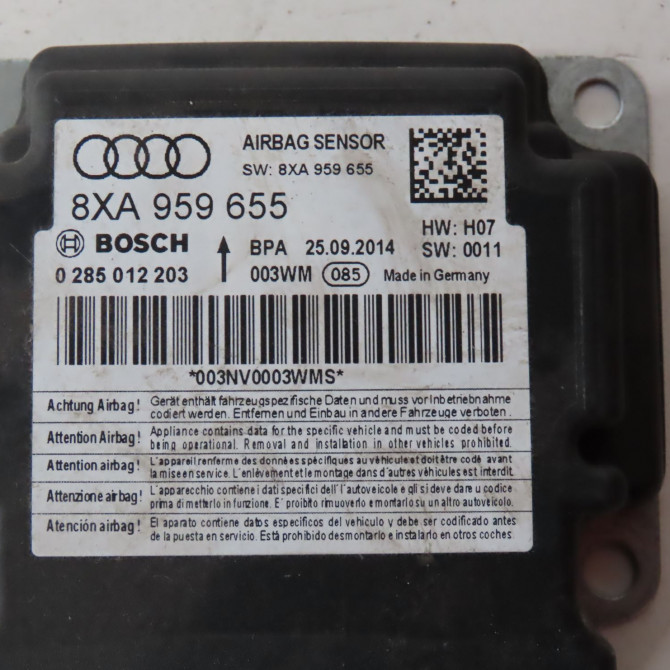 Boitier pyrotechnique occasion  Audi A1 (8X1, 8XK) S1 quattro (2014-2018)   8XA959655A  3