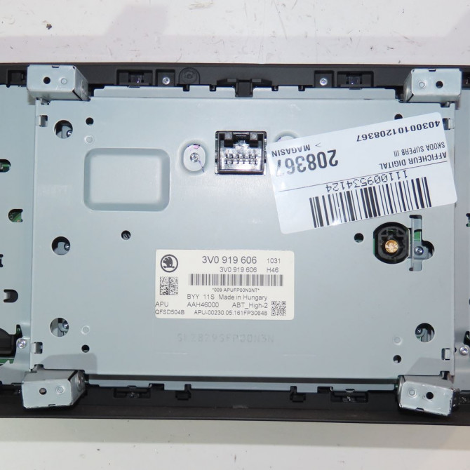 Afficheur digital occasion  Skoda SUPERB III (3V3) 1.6 tdi (2015)   3V0919606BYY  2