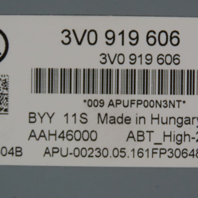 Afficheur digital occasion  Skoda SUPERB III (3V3) 1.6 tdi (2015)   3V0919606BYY  3