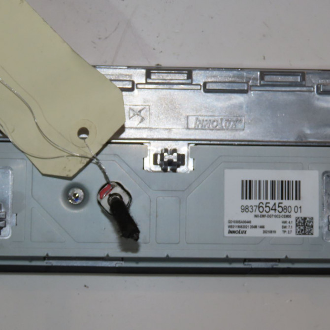 Afficheur digital occasion  Peugeot 308 III (FB_, FH_, FP_, F3_) Bluehdi 130 (fbyhzl, fbyhzt) (2021)   9837654580  2