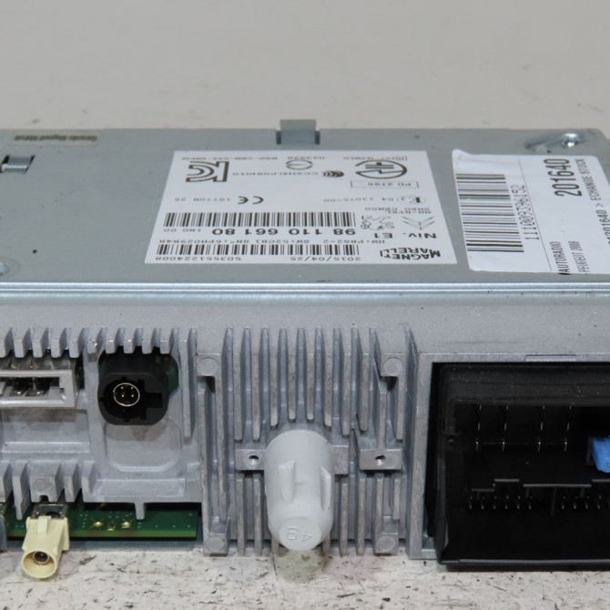 Autoradio occasion  Peugeot 2008 I (CU_) 1.6 bluehdi 75 (2015)   9811066180  3