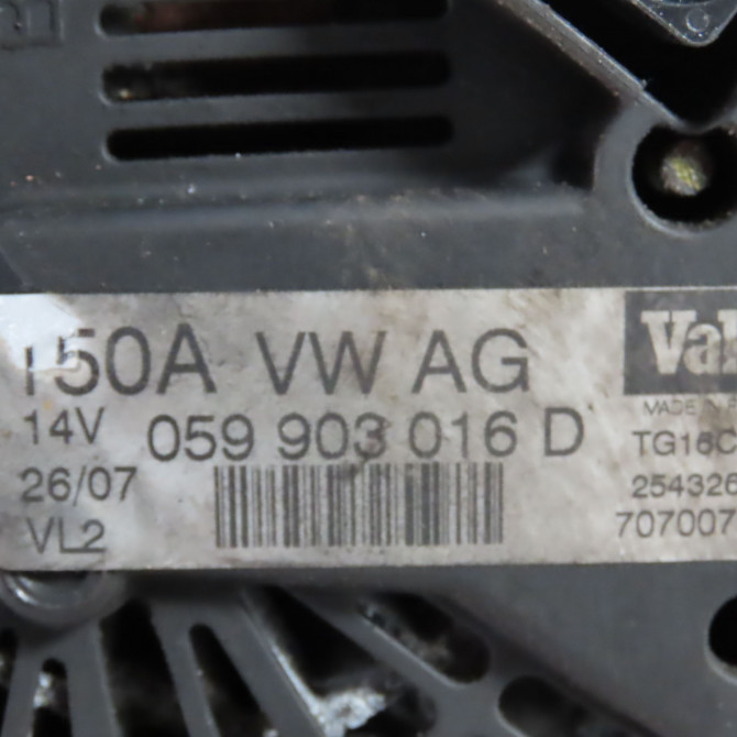 Alternateur occasion  Audi A4 B7 Avant (8ED) 2.7 tdi (2006-2008)   059903016D  2