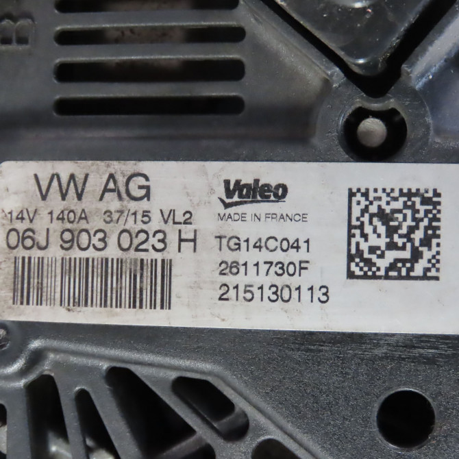 Alternateur occasion  Audi A3 (8V1, 8VK) S3 quattro (2013-2014)   06J903023H  2
