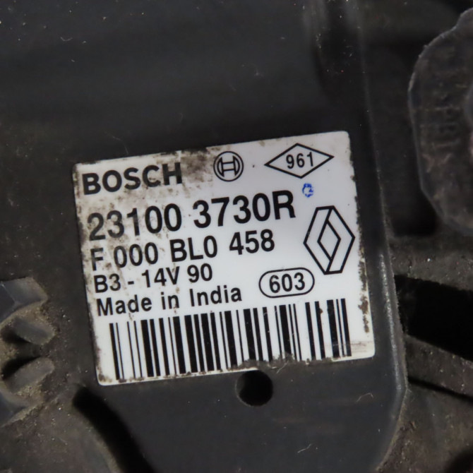 Alternateur occasion  Renault CLIO IV (BH_) 1.2 16v (2012)   231003730R  2