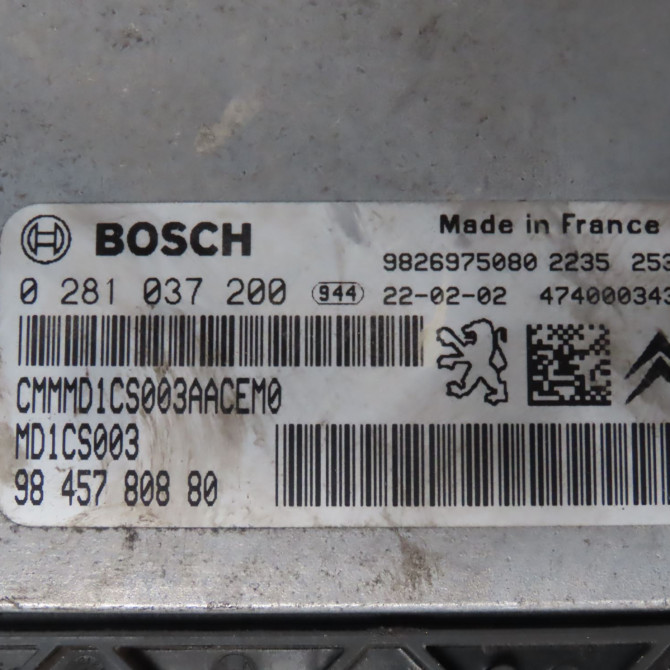 Calculateur moteur occasion  Peugeot 2008 II (UD_, US_, UY_, UK_) 1.5 bluehdi 110 (udyhsk) (2021)   9845780880  2