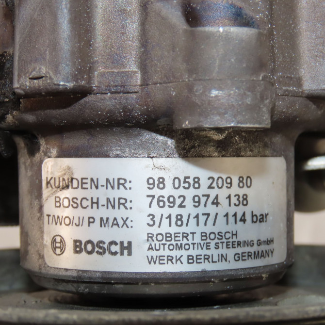 Pompe direction assistee occasion  Peugeot BOXER Camionnette 2.0 bluehdi 130 (2015-2019)   9805820980  2