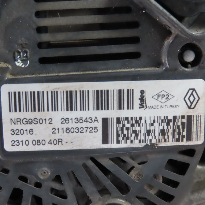 Alternateur occasion  Renault MEGANE IV 3/5 portes (B9A/M/N_) 1.2 tce 100 (b9ms) (2015)   231008040R  2