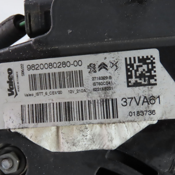 Alternateur occasion  Peugeot 308 III (FB_, FH_, FP_, F3_) Hybrid 225 (f3dgyt) (2021)   9820080280  2