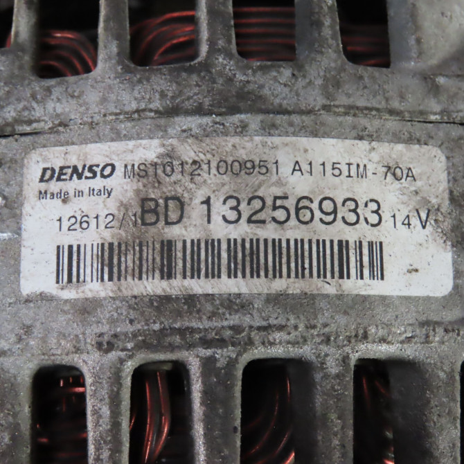 Alternateur occasion  Opel CORSA D (S07) 1.3 cdti (l08, l68) (2006-2014) 5 portes   13256933  2