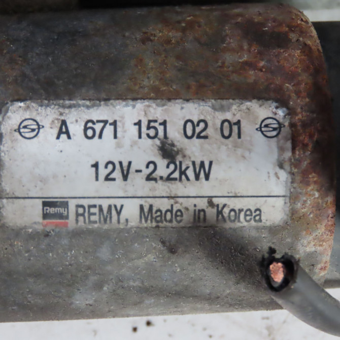 Démarreur occasion  Ssangyong KORANDO (CK) 2.0 e-xdi (2010)   6711510201  2