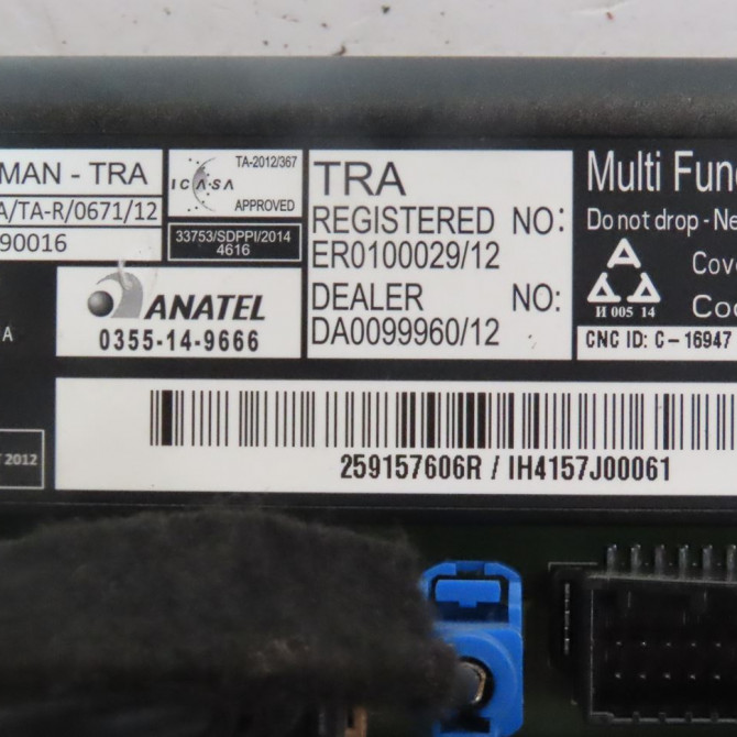 Afficheur digital occasion  Renault TWINGO III (BCM_, BCA_) 0.9 tce 90 (2014) 5 portes   259157606R  3