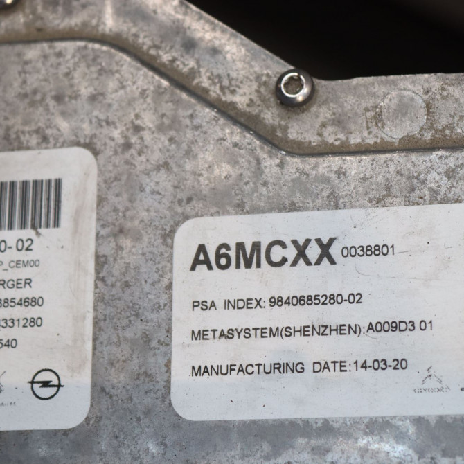 Convertisseur occasion  Peugeot 208 II (UB_, UP_, UW_, UJ_) E-208 (2019)   9840685280  2