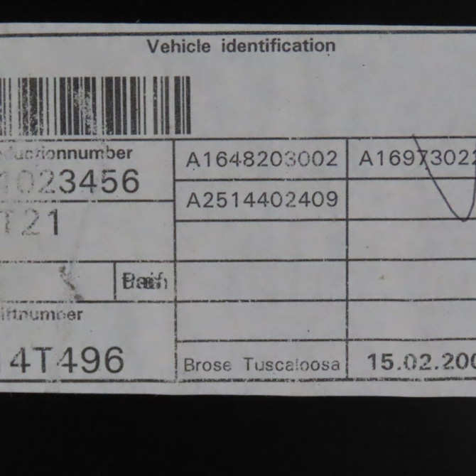 Mecanisme+moteur leve-glace ard occasion  Mercedes-benz CLASSE R (W251, V251) R 350 4-matic (251.065, 251.165) (2005-2012)   2517302979  3