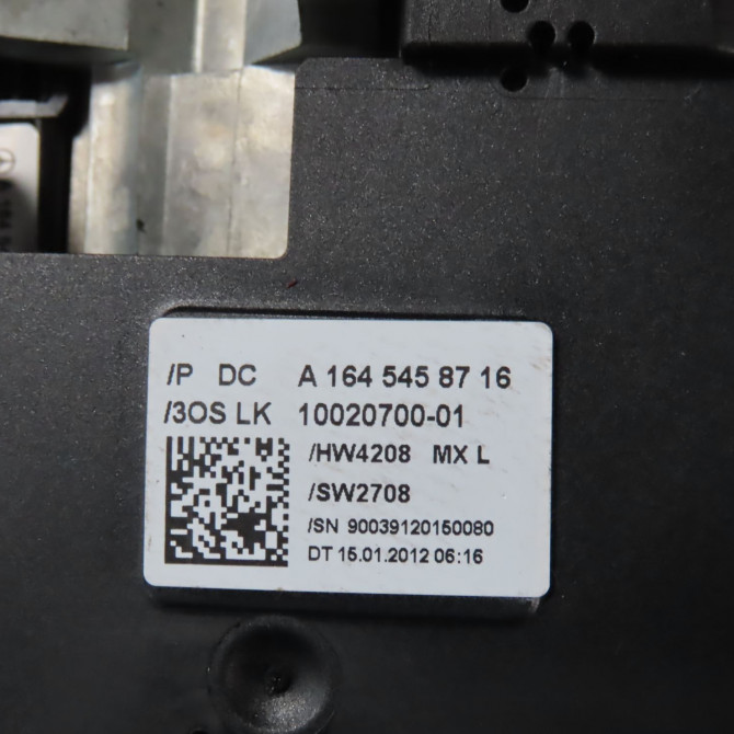 Bloc commodos occasion  Mercedes-benz CLASSE R (W251, V251) R 350 4-matic (251.065, 251.165) (2005-2012)   A1645458716  2