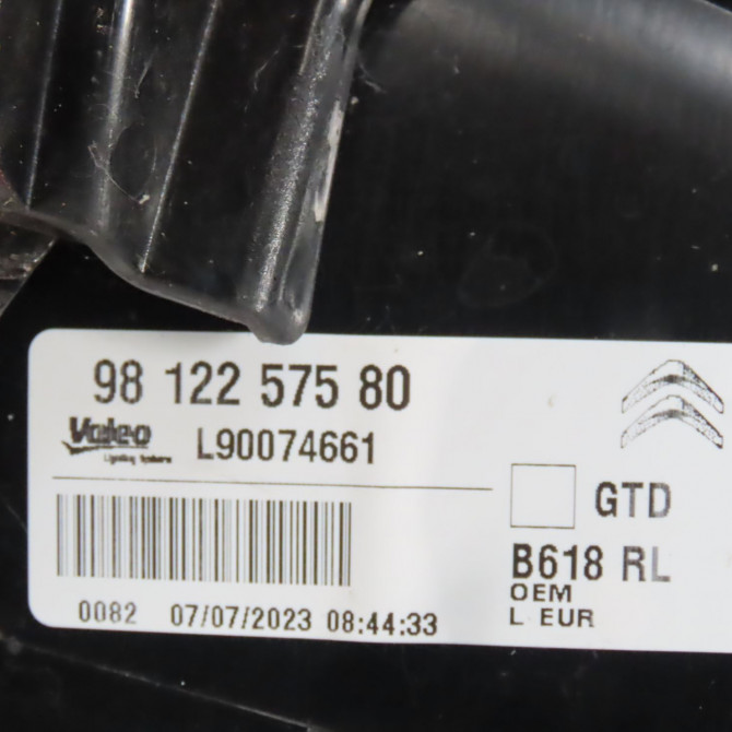 Feu arrière gauche occasion  Citroën C3 III (SX) 1.2 puretech 82 (2018) 5 portes   9812257580  2
