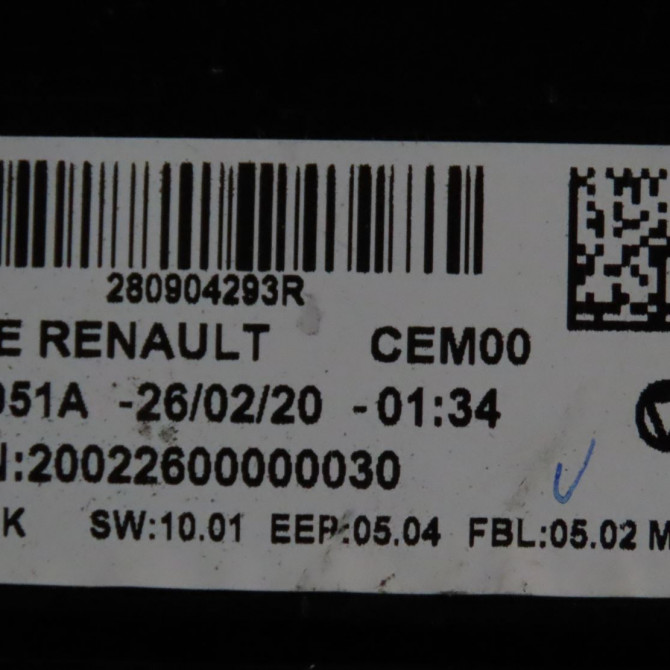 Afficheur digital occasion  Renault KADJAR (HA_, HL_) 1.5 blue dci 115 (2018)   280904293R  3