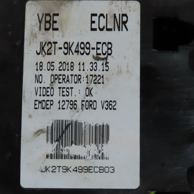 Boite a fusibles occasion  Ford TRANSIT CUSTOM V362 Camionnette (FY, FZ) 2.0 ecoblue (2015)   JK2T9K499ECB  3