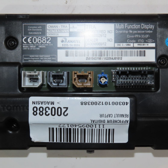 Afficheur digital occasion  Renault CAPTUR I (J5_, H5_) 1.2 tce 120 (2013)   259156379R  2