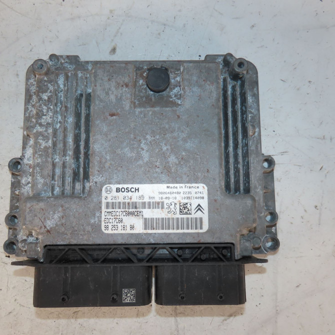Calculateur moteur occasion  Citroën BERLINGO Camionnette/Monospace (K9) 1.6 bluehdi 100 (2018)   281034189  1