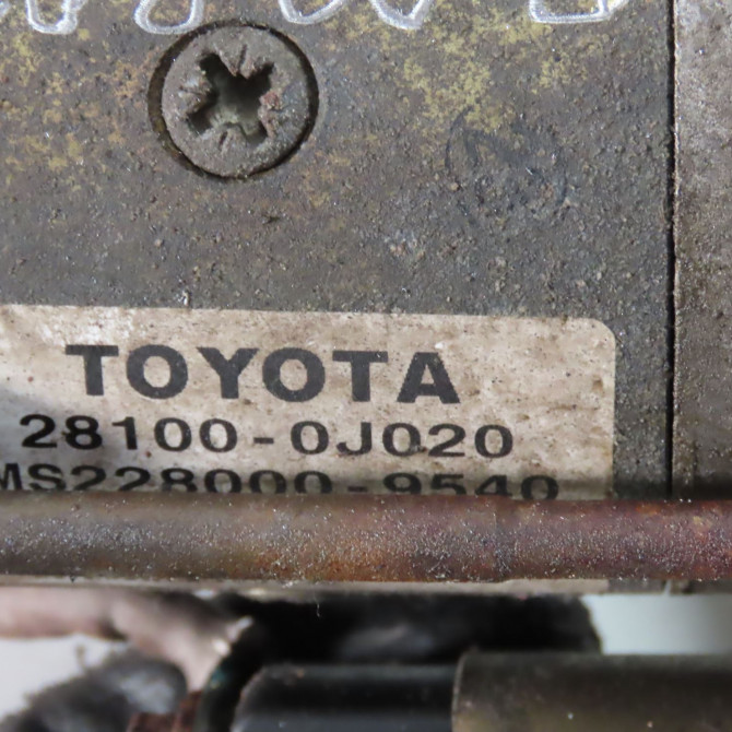 Démarreur occasion  Toyota YARIS (_P1_) 1.3 (scp12_, scp13_) (2002-2005)   281000J020  2