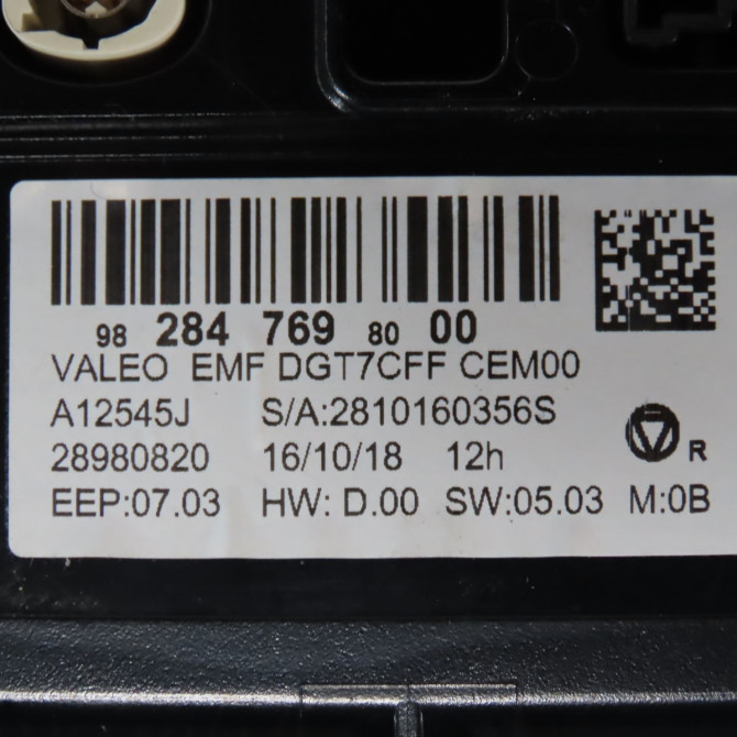 Afficheur digital occasion  Peugeot 308 II (LB_, LP_, LW_, LH_, L3_) 1.5 bluehdi 100 (2018-2021) 5 portes   9828476980  2