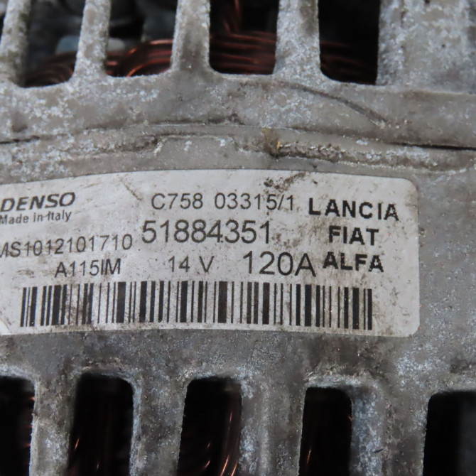 Alternateur occasion  Alfa romeo GIULIETTA (940_) 2.0 jtdm (940fxq1a, 940fyc1a) (2013-2018)   51884351  2