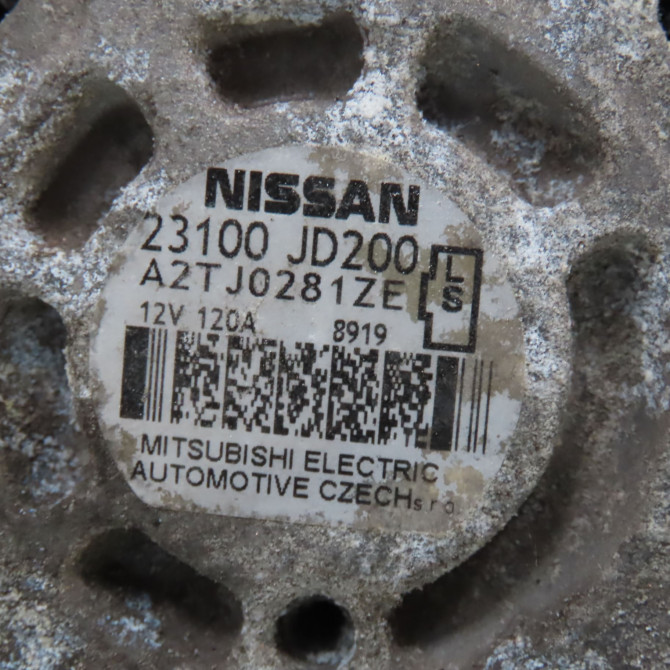 Alternateur occasion  Nissan QASHQAI / QASHQAI +2 I (J10, NJ10, JJ10E) 2.0 traction intégrale (2007-2013)   23100JD200  2