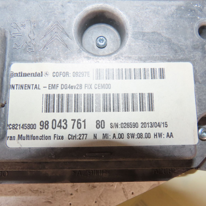 Afficheur digital occasion  PEUGEOT 508 Phase 1 01-2011->12-2014   9804376180  2