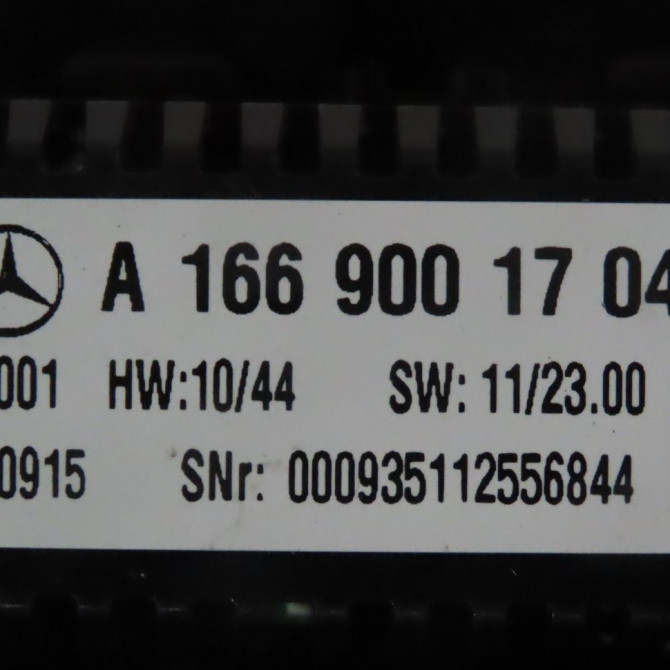 Commande de chauffage occasion  Mercedes-benz CLASSE M (W166) Ml 250 cdi / bluetec 4-matic (166.004, 166.003) (2011-2015)   1669001704  3