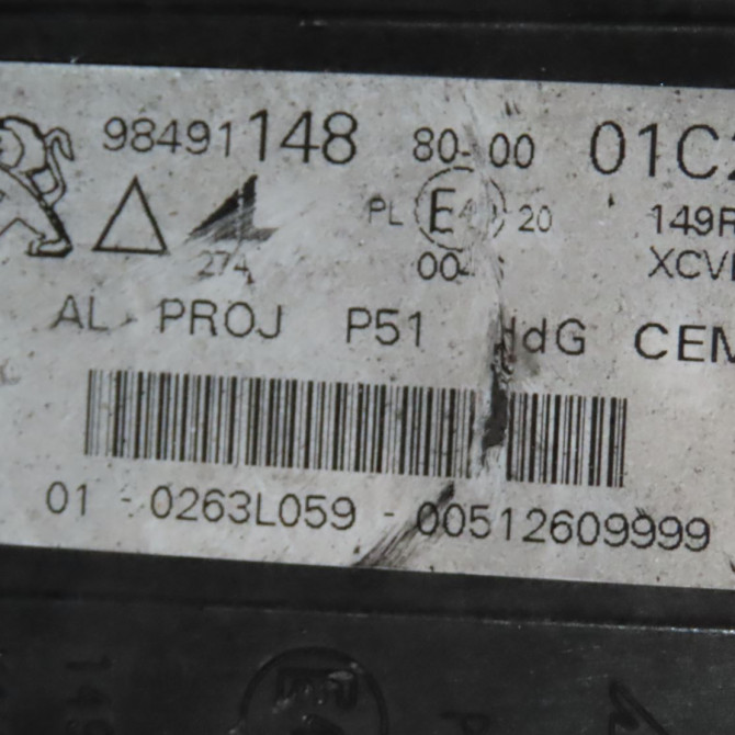 Phare droit occasion  Peugeot 308 III (FB_, FH_, FP_, F3_) Hybrid 225 (f3dgyt) (2021)   9849114880  3