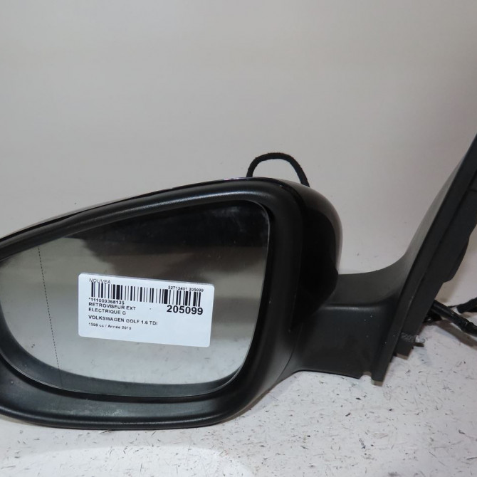 Retroviseur exterieur electrique gauche occasion  Volkswagen vw GOLF VI (5K1) 1.6 tdi (2009-2012) 5 portes   5K0857507AD9B9  1