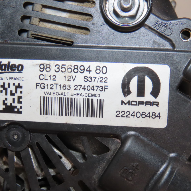 Alternateur occasion  Peugeot 208 II (UB_, UP_, UW_, UJ_) 1.2 puretech 100 (2019) 5 portes   9835689480  2