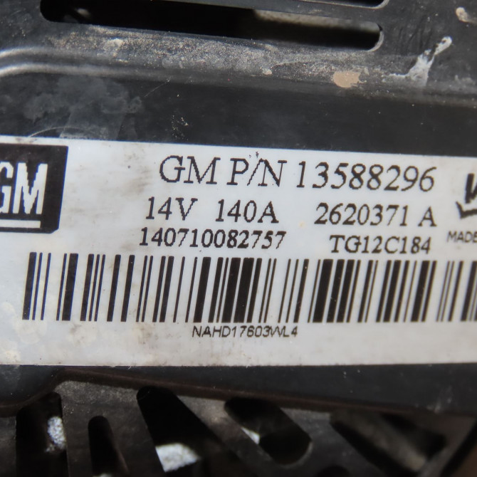 Alternateur occasion  Opel CORSA D (S07) 1.4 (l08, l68) (2006-2014)   13588296  2