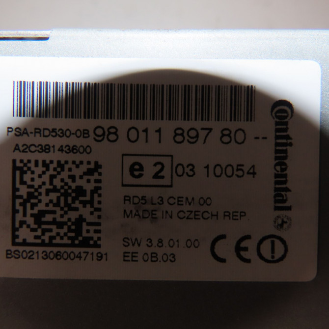 Autoradio occasion  Citroën C4 II (NC_) 1.6 hdi 90 (2009) 5 portes   9801189780  2